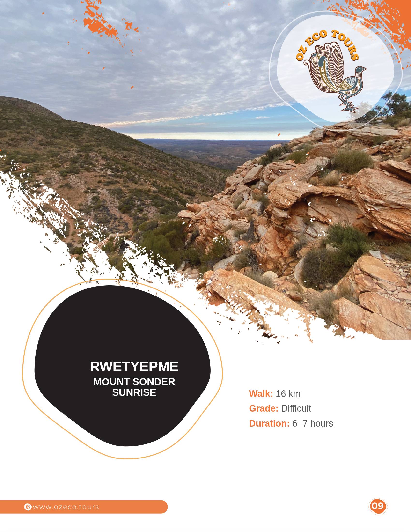 Rwetyepme / Mount Sonder Sunrise