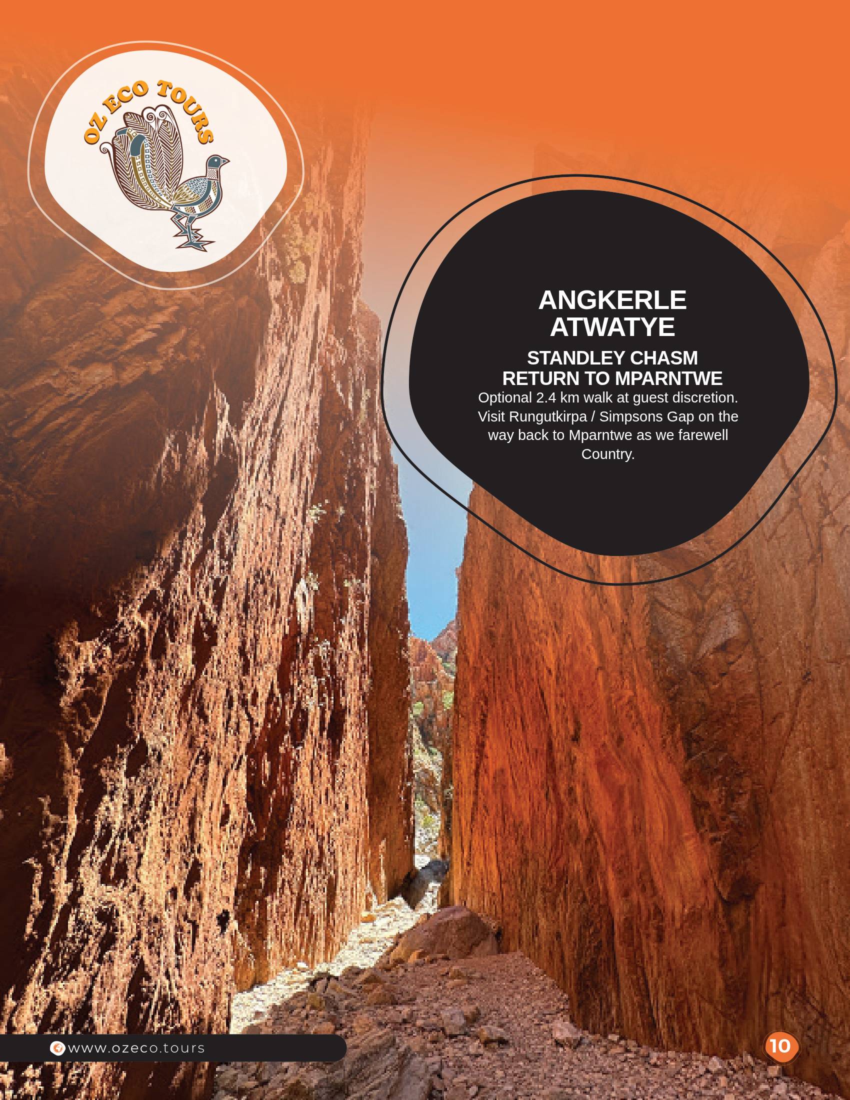 Angkerle Atwatye / Standley Chasm & Return
